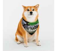 KHiry Bandanas triangulaires réglables en coton doux pour chien, hibiscus, tortue d'hibiscus, chiot et chat pour petites et grandes races