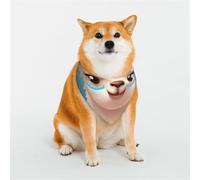KHiry Bandanas triangulaires réglables en coton doux pour chien, motif alpaga, chiot et chat pour petites et grandes races