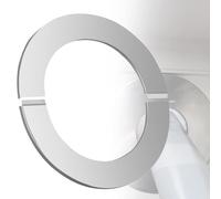 KHIRY Guirlande de tuyau de poêle 100mm, guirlande de couvercle fendue en acier inoxydable, guirlande murale, anneau de tuyau, couvercle de robinet 100mm