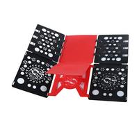 KHIRY Planche à Plier Le Linge, Planche à Plier, Organiseur Pliable à Rabat pour Adulte Plieuse à Vêtements Plieur Etement Chemise T-Shirt(Noir)