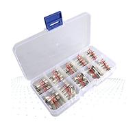 KHJZYFOLE 100 pièces Ensemble 5x20mm fusible de Tube de Verre à soufflage Rapide Kits Assortis, fusibles en Verre à soufflage Rapide(As Photo)
