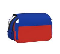 Khkbnb Trousse à crayons de grande capacité, motif drapeau russe, trousse à crayons, organisateur de papeterie, trousse de maquillage, fournitures de bureau