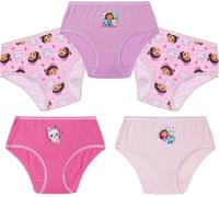 KHKUI-Gabby Dollhouse Culottes Fille, Confortable et Respirant 100% Coton Culotte Bebe