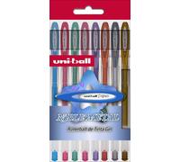 Khkui-Pack Rotulador Uni Ball Signo Noble Metal 8 Uds