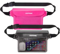 Khkui-Sac Étanche Etui Pochette Imperméable Avec Sangle Réglable, Protéger Téléphone/Argent/Carte/Clé, Idéal Pour Natation, Rafting, Kayak, Canotage, Camping, Randonnée