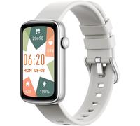 Khkui-Shang Wing Montre Sport Femme Montre Connectée Pour Android Ios Montre Running Sport Petite Podometre Marche Cardio Oxymetre Calories Contrôle De La Caméra Minuteur Chronometre Gris