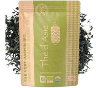 Khla - Thé Vert Jasmin Bio 100 g - Sachet Vrac - Chaud ou Glacé - Jasmine Tea - Floral & Aromatique - Riche en Antioxydants - Sommeil, Digestion - Thé d’Asie - Origine Chine - Tisane & Infusion -