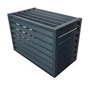 KHLMSRXJ Déflecteur de climatiseur d'unité de fenêtre, couvercles de climatiseur et de Pompe à Chaleur en Aluminium, clôture pour Cacher Le climatiseur, matériau extérieur, Convient pour l'