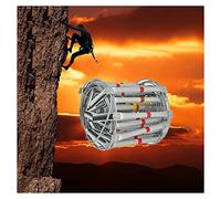 KHLMSRXJ Échelles de Secours, échelles de Secours, échelles d'incendie, échelles de Sauvetage en Alliage d'aluminium, échelle de sécurité Portable, échelle antidérapante Ignifuge, 15 m/49,2