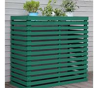 KHLMSRXJ Housse de climatiseur extérieur en Bois, Housse de Protection pour climatiseur, climatiseur extérieur en Bois, clôture pour Cacher Le climatiseur, Convient aux Supports d'unités de