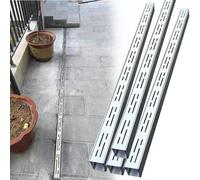 KHLMSRXJ Kit de caniveaux Minces pour Usage Commercial et résidentiel, système de Drainage des eaux pluviales pour Cour/Jardin/Patio/Circulation/terrasse, gouttière Plate et étroite invisib