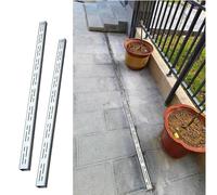 KHLMSRXJ Kit de caniveaux Minces pour Usage Commercial et résidentiel, système de Drainage des eaux pluviales pour Cour/Jardin/Patio/Circulation/terrasse, gouttière Plate et étroite invisib