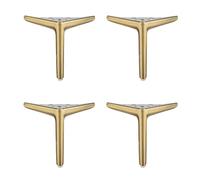 KHLMSRXJ Lot de 4 Pieds de Meubles en métal, Pieds triangulaires Modernes, Pieds de Support triangulaires, Pieds de Remplacement pour Meubles à Monter soi-même, pour Armoire, Table Basse, m