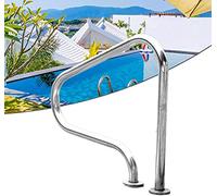 KHLMSRXJ Main Courante de sécurité pour Piscine, Main Courante de Natation avec Couvercle d'accoudoir, Mains courantes de sécurité en Acier Inoxydable 304 pour entrée de Piscine creusée 31,