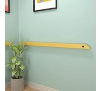 KHLMSRXJ Rambarde d'escalier Blanche, Rampe de sécurité, Rampe d'escalier sans Obstacle, Rampe antidérapante en Bois Massif, Barre d'appui pour escalier intérieur, Fixation Murale (Couleur