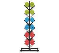 KHLMSRXJ Support de Tapis de Yoga à 5 Niveaux, Support de Rangement Vertical pour Rouleaux en Mousse pour Salle de Sport à Domicile et Commerciale, présentoir d'équipement d'entraînement ro