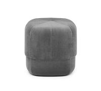 KHLMSRXJ Tabouret Rond en Velours Doux avec Table Basse et Repose-Pieds rembourré, siège d'appoint idéal pour Le Salon et la Chambre. Design Moelleux et Confortable pour la décoration intér