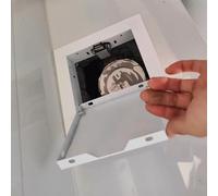 KHLMSRXJ Trappe d'accès carrée pour Grenier, Trappe de révision magnétique pour carrelage Mural, couvercles de Trou de Compteur de plomberie à Ouverture par clic pour Salle de Bain (254 x 4