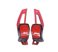 KHOFVSXWD Compatible avec VW pour Golf 6 Mk6 R pour GTI R20 2009-2014 pour Mk5 2.0t Sportline palettes de changement de vitesse (rouge)