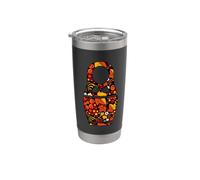 Khokhloma Russe Art Russe Matryoshka Russie Russes Gobelet isotherme en acier inoxydable double paroi