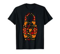 Khokhloma Russe Art Russe Matryoshka Russie Russes T-Shirt Graphique avec Valeur