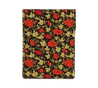 Khokhloma Russe Traditionnel,Housse en Cuir synthétique pour Ordinateur Portable, Sacoche pour Ordinateur Portable, Sacoche pour Tablette