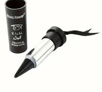 Khol Kajal Noir Waterproof - Eyeliner Oriental Intense Longue Tenue - Stick Cône Traditionnel pour Maquillage des Yeux