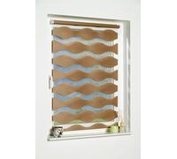 Khome Store Enrouleur Double avec système de Fixation Klemmfix, Polyester, Taupe, B60 x H150 cm