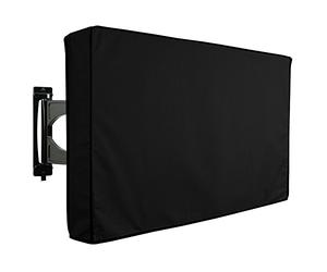 KHOMO GEAR Housse de protection pour TV d'extérieur - Série Panther - Protection universelle résistante aux intempéries pour TV de 50 à 52 pouces - S'adapte à la plupart des supports et supports