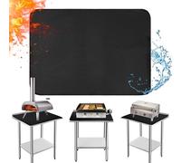 Khongoo Tapis ignifuge pour barbecue - Tapis de protection thermique pour charbon de bois et barbecue à gaz - Pour protéger les tables en plein air - Tapis de protection contre l'incendie - Facile à