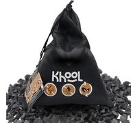 KHOOL - Charbon Actif Granulés 2,5L - Charbon de Bambou Filtration Aquarium et Air - Granules Absorbantes Haute Capacité - Purification Eau Bassin et Filtre - Format Économique - Origine France