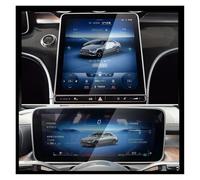 Khqdnh Protecteur D'écran Navigation Écran LCD De Tableau De Bord Et GPS De Voiture Pour Benz Pour EQE 350 2022 Film De Protection En Verre Trempé Anti Rayures(GPS and Instrument)