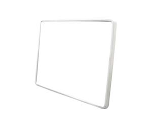 Khqdnh Protection Écran Automobile Pour Tesla Pour Modèle 3 Y Pour Juniper 2025 2026 Cadre Protection Silicone Protecteur Écran Contrôle Central(White)