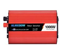 KHRKHHXLA Onduleur 1000 W DC 12 V vers 110 V/240 V CA avec Prise Universelle, Prises CA et Port USB, Cordon Allume-Cigare et Pinces de Batterie 12 V vers 110 V.(12Vto230V)