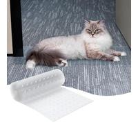 KHS Tapis de protection en plastique pour animaux de compagnie, empêche les chats de gratter les tapis aux portes, tapis de protection facile à couper pour les chats, tapis de protection en plastique