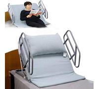 KHSASDDC Dossier de lit électrique, Portable Réglable Sit-Up Rest avec Garde-Corps, Convient à Un Confort réglable de lit d'hôpital Standard