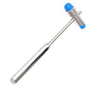 KHSASDDC Marteau réflexe avec Pinceau intégré, Diagnostic de réflexe neurologique et Tests, pour Les infirmières, EMS, étudiants en médecine, Salle d'urgence(Blue)