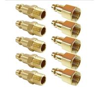 Khsndhger Adaptateur Compatibilité 1/4 NPT Branchement Laiton