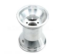 Khsndhger Moyeu de Roue 10x4.50-5, Aluminium Haute qualité, Robuste, Argent