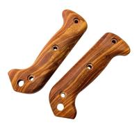 Khsndhger Plaquettes Manche Bois Naturel pour Couteaux BK2 BK9 Vis