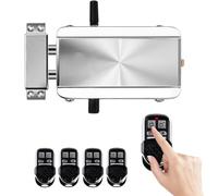 Khsndhger Serrure Porte Électronique Double Noyau Télécommande Argent