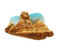 Khufu Sphinx La Pyramide du Caire Égypte Réfrigérateur Aimant 3D Résine À La Main Artisanat Touristique Voyage Ville Souvenir Collection Lettre Réfrigérateur Autocollant