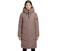 Khujo Jange Damen-Manteau Parka D'Hiver Manteau Matelassé Veste Parka Taupe