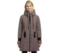 Khujo Jerry Néo Manteau D'Hiver pour Femmes Veste Matelassé Winter-Parka Taupe