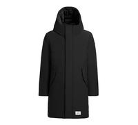khujo Fogg Manteau d'hiver chaud pour homme avec capuche réglable et fermetures magnétiques Fogg S-XXL, Noir , M