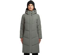 Khujo Torino4 Damen Manteau D'Hiver Matelassé Long Parka Gris