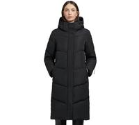 Khujo Torino4 Damen Manteau D'Hiver Matelassé Long Parka Noir