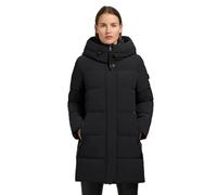 khujo Veste d'hiver chaude matelassée pour femme avec capuche et col haut Lola-YM XS-XXL, Noir , S