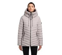 khujo Veste d'hiver chaude pour femme avec fermeture éclair bidirectionnelle et capuche réglable à fermeture haute Pace-YM XS-XXL, Blizzard Grey, XL