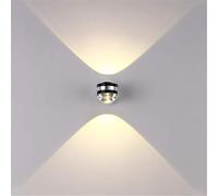 KhUkhu Applique Murale LED 6 W Petites Appliques Murales D'intérieur De Forme Ronde Éclairage Décoratif Moderne pour Mur Salon Chambre Salles De Réunion,Warm Light